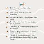 USP’s Duval Chlorella – zuivere microalg rijk aan chlorofyl, plantaardig eiwit en natuurlijke ondersteuning voor paarden.